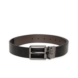 Tommy Hilfiger Men Black Reversible Leather Belt-25