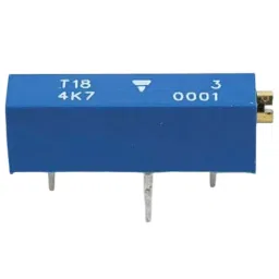 Vishay Through Hole Trimmer Potentiometer 750 mW Power 2 kΩ Resistance Pin Terminal, T18202KT10 (Pack of 25 Pcs)-picture-27
