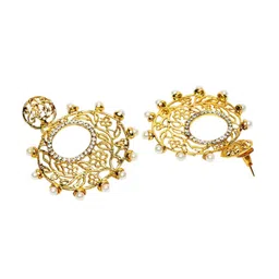 Anouk Circular Drop Earrings image 3