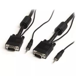 StarTech.com Male 3.5mm Stereo Jack & VGA to Male 3.5mm Stereo Jack & VGA Cable, 15m Black, MXTHQMM15MA-image-64