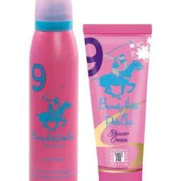 Beverly Hills Polo Club Sport No.9 Gift Set for Women with Body Spray & Shower Cream-image-85