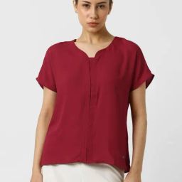 Van Heusen Red Tops And Tees-image-43