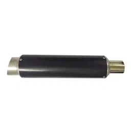 RA Accessories Black Silver Cap Slip On Silencer Exhaust for Yamaha SZS-picture-39