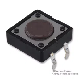 MULTICOMP PRO Tactile Switches SWITCH, TACTILE, SPST-NO, 50mA, THOUGH HOLE, MC32872. (Pack of 5)-35
