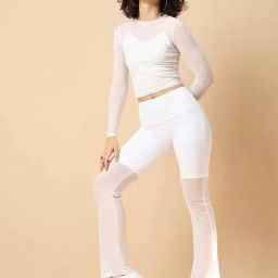 Color Capital White Slim Fit Trousers-image-88