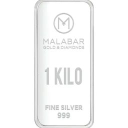 Malabar Gold and Diamonds Rose 999 Silver 1000gm Silver Bar-picture-18
