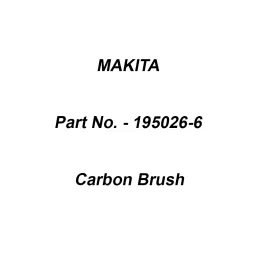 Makita Carbon Brush CB-459 (Replaced By - 19472), Part No 195026-6-39