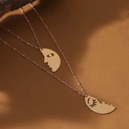 Sohi The Lovers Multi-Layer Necklace for Women-image-98