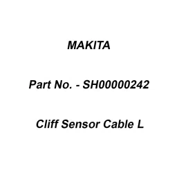 Makita Cliff Sensor Cable L Suitable For DRC200, Part No SH00000242-37