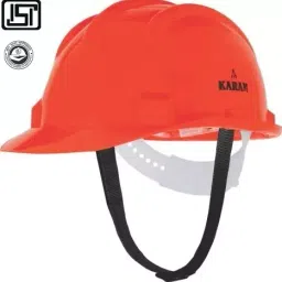 Karam Polymer Nape Hard Helmet PN501 in Red - Pack of 5-image-43