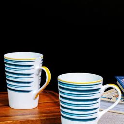 Goodhomes White Bone China Mug - Set of 2 (360 ml)-image-95