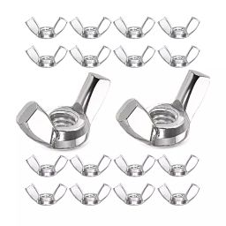Mec Size 3/8 inch -16 Wing Butterfly Nuts Stainless Steel, MEC0027 (Pack of 20 Pcs)-36