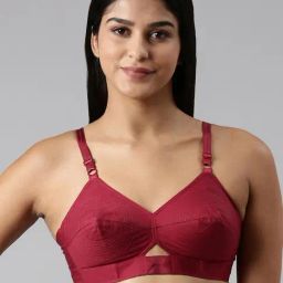 BLOSSOM Maroon Full Coverage Everyday Bra-6