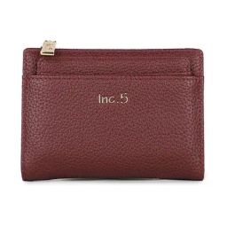 Inc.5 Red Textured Medium Bi-Fold Wallet image 2
