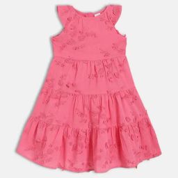 MINIKLUB Kids PINK Embroidered DRESS-image-56