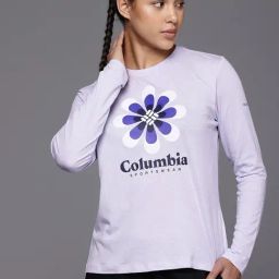 Columbia Purple Blended Regular T-Shirt-picture-24
