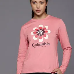 Columbia Pink Blended Regular T-Shirt-image-9