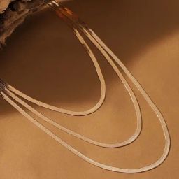 Sohi The Snakechain Multi-Layer Necklace for Women-image-86