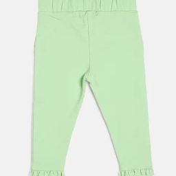 MINIKLUB Kids Mint Green Solid Jeggings-image-78