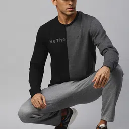 Alcis Men Typography Printed Sweatshirt image 5