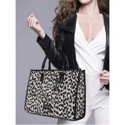 MINI WEST LONDON Black Times Square Luxury Tote Bag-picture-3