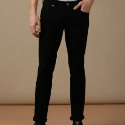 Wrangler Skanders Black Slim Fit Low Rise Jeans-picture-2