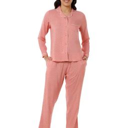 Amante Pink Printed Shirt Pyjama Sets-image-48