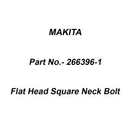Makita Flat Head Square Neck Bolt Size M8x2 For HS7600, Part No 266396-1-20