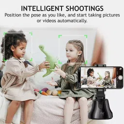 iLife 360° Selfie Rotation Auto Face Object Tracking Smart Vlog Shooting Camera Phone Mount Holder image 5