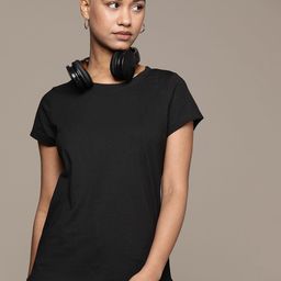 Roadster Women Pure Cotton T-shirt-picture-39