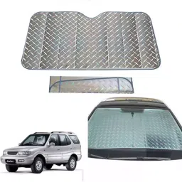 Auto Pearl F210 Dashboard Sun Shade Cover with Suction Cup for Chevrolet Sail Hatchback (Grey)-12