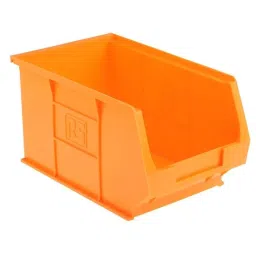 RS PRO PP Storage Bin, 130mm x 150mm, Orange Model No 4696778-image-55