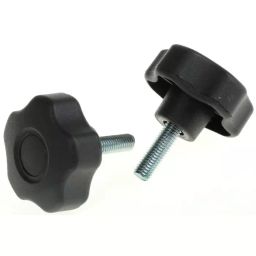 RS PRO Black Multiple Lobes Clamping Knob M8 Threaded Stud, 7027588-image-72