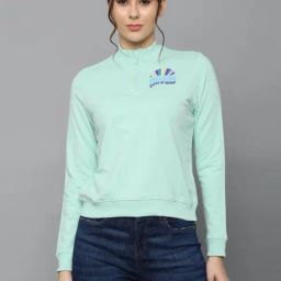 Allen Solly Green Cotton Sweatshirt-picture-37