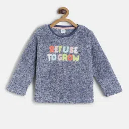 MINIKLUB Kids Blue Graphic Print Full Sleeves Sweatshirt-image-19