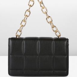 Fastrack Structured Quilted Satchel image 3