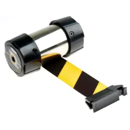RS PRO Black & Yellow Strap Reel, 2m, Yellow/Black Tape Model No 1745987-image-86