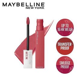 Maybelline New York Liquid Matte Lipstick, Long Lasting, 16hr Wear, Superstay Matte Ink, 225 Delicate, 5ml image 4