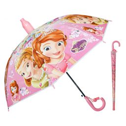 Fiddlerz Princess Umbrella for Kids Waterproof Lightweight Stylish 3D Design Crown Easy to Carry Pink-image-88