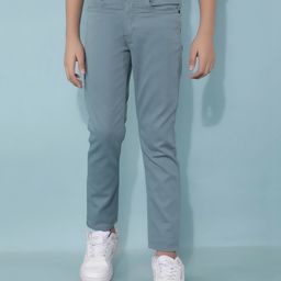 CRIMSOUNE CLUB Solid Jeans - Green-image-2
