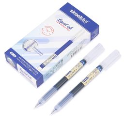 Skoolster Liquid Ink Roller Pen 0.5mm Pack of 12 - Blue-11