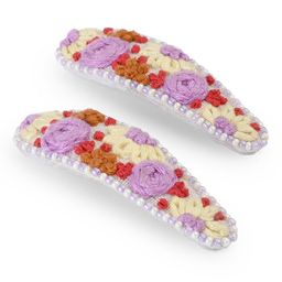Radhu & Kabby Women Set of 2 Embellished Tic Tac Hair Clip-image-97