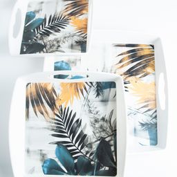 Superware Melamine Serving Tray Set Wild Matte (Set Of 3) image 2