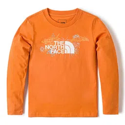 The North Face Kids Brand Logo Printed Pure Cotton T-Shirt-picture-17