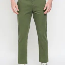 Basics Men Slim Fit Trousers-image-130