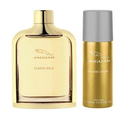 JAGUAR  Men Set Of 2 Classic Gold Eau de Toilette + Deodorant Spray 250ml-10