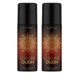 La French Luxure Oudh Set Of 2 Deodorant Body Spray-150ml Each-48