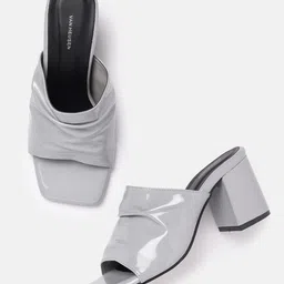 Van Heusen Open Toe Block Heels-10