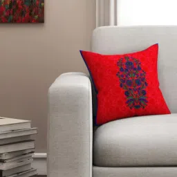 SEJ by Nisha Gupta Red Cushion Covers - Set of 1-image-74
