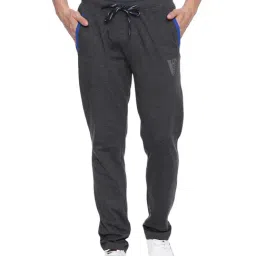 Van Heusen Dark Grey Cotton Regular Fit Trackpants-image-59